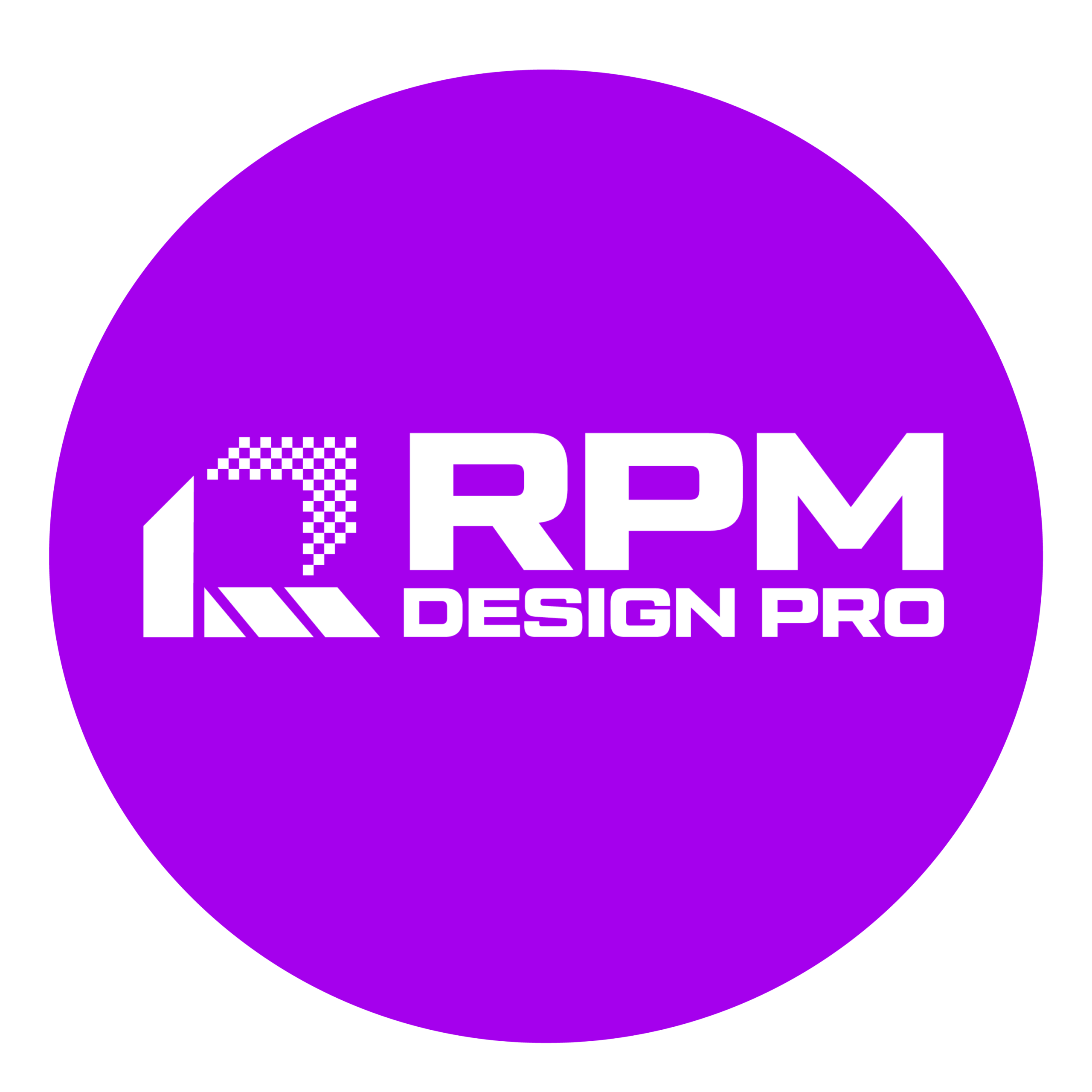 RPM Logo in purple Website care plan and WordPress maintenance by RPM Design Pro