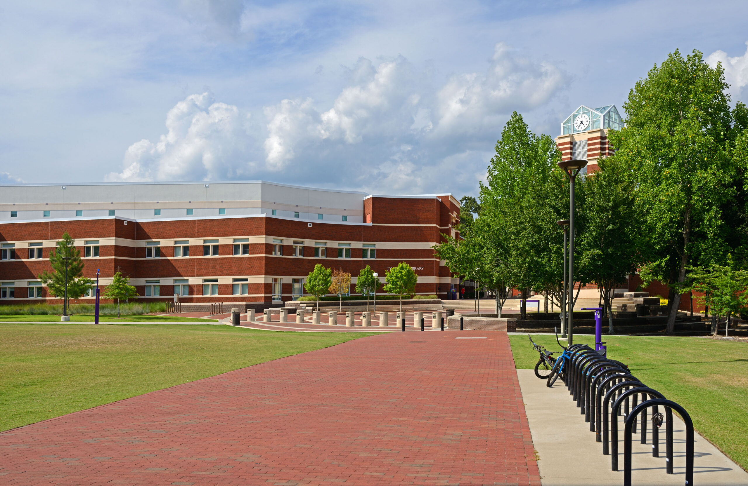 East Carolina University campus representing higher education institutions.