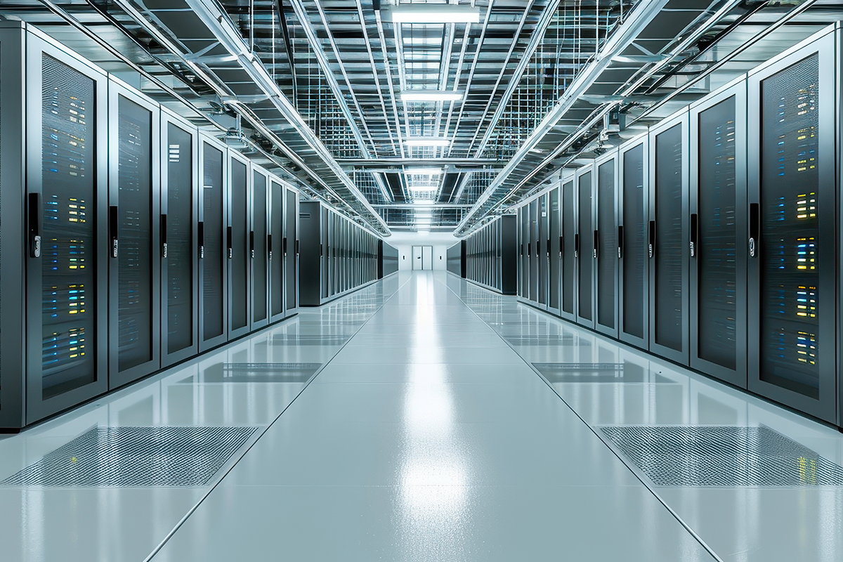 Secure data center supporting reliable website hosting and server performance.